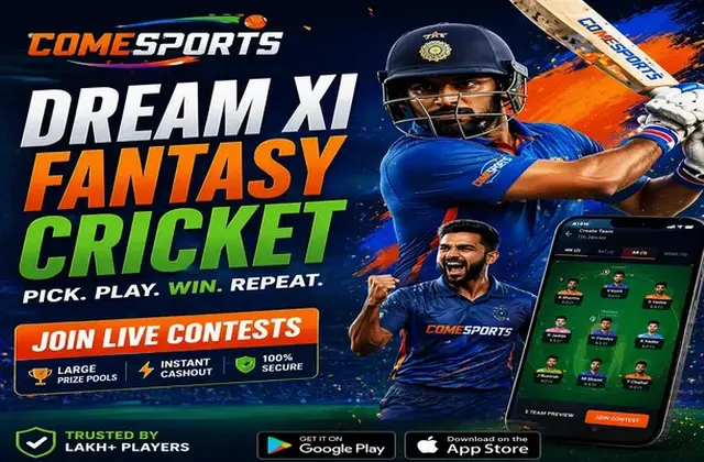 Cometowin (come to win) fantasy cricket & matchday visual 1